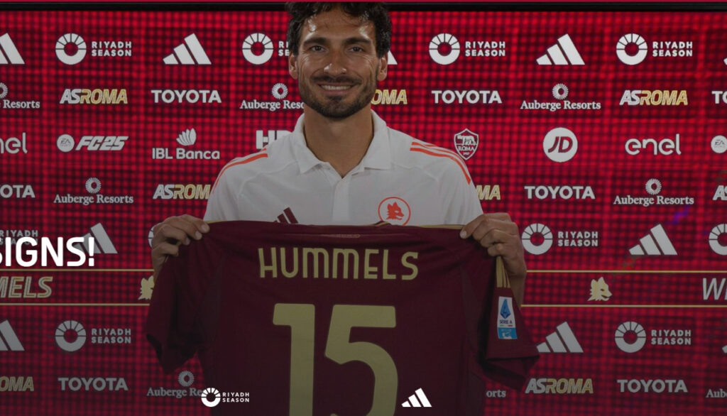 Mats Hummels spielt bei AS Rom